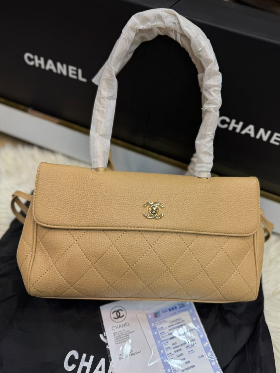 Chanel Grained Calfskin Stitched Urban Essentials Shopping Bag