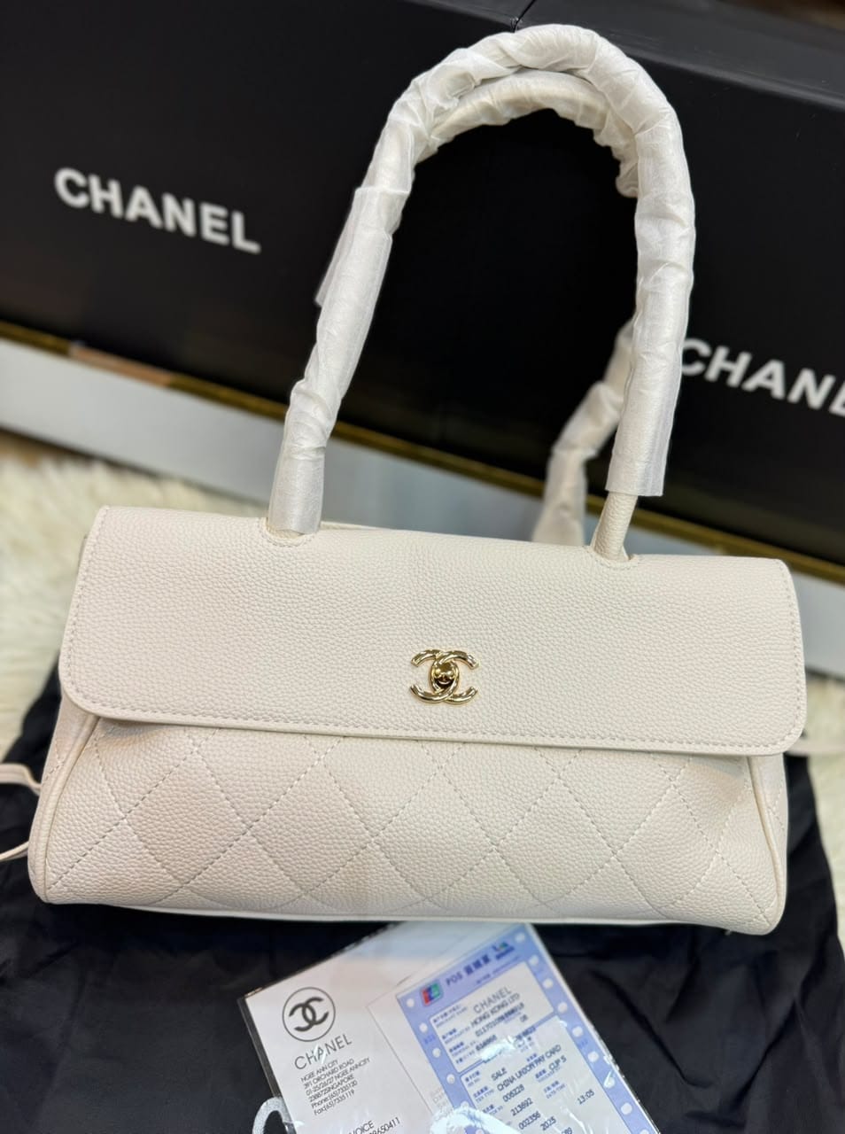 Chanel Grained Calfskin Stitched Urban Essentials Shopping Bag