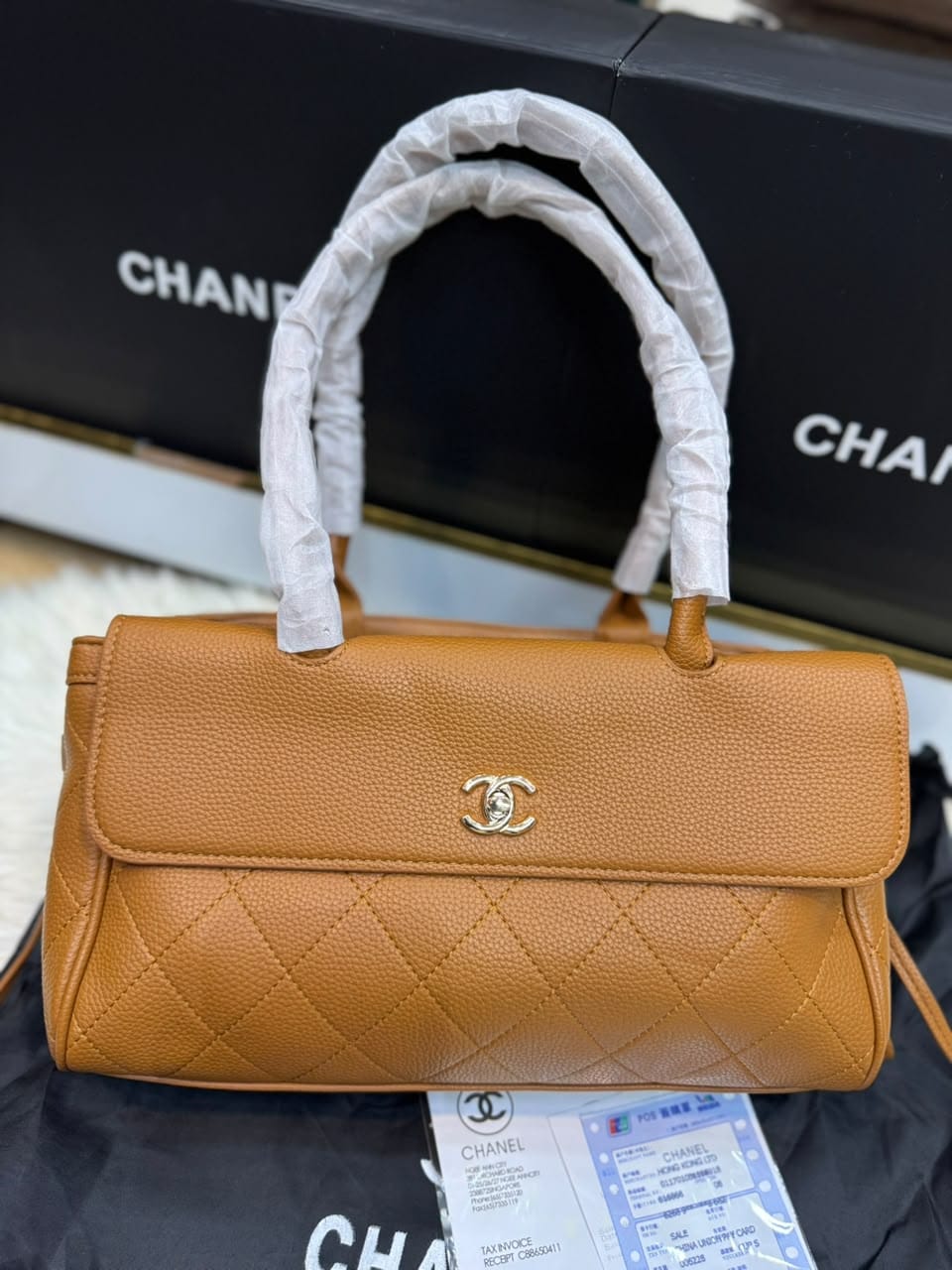 Chanel Grained Calfskin Stitched Urban Essentials Shopping Bag