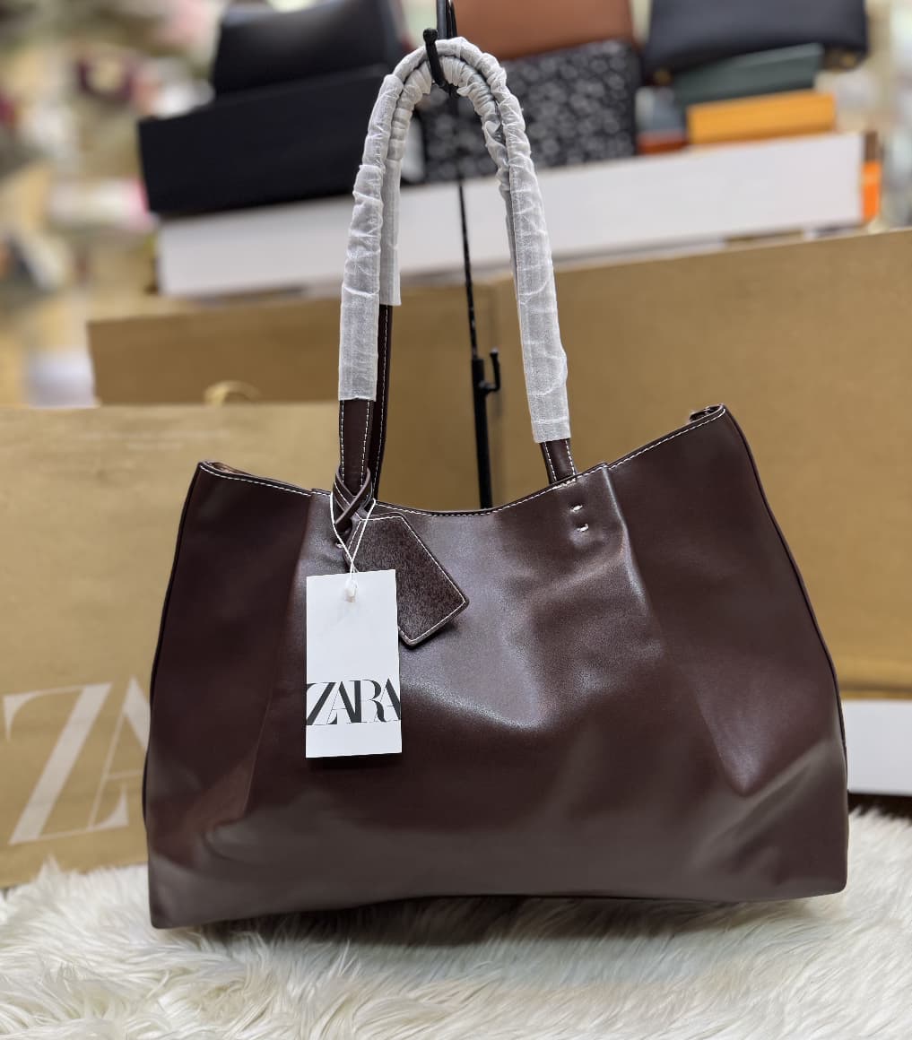 ZARA  PINCH TOTE BAG