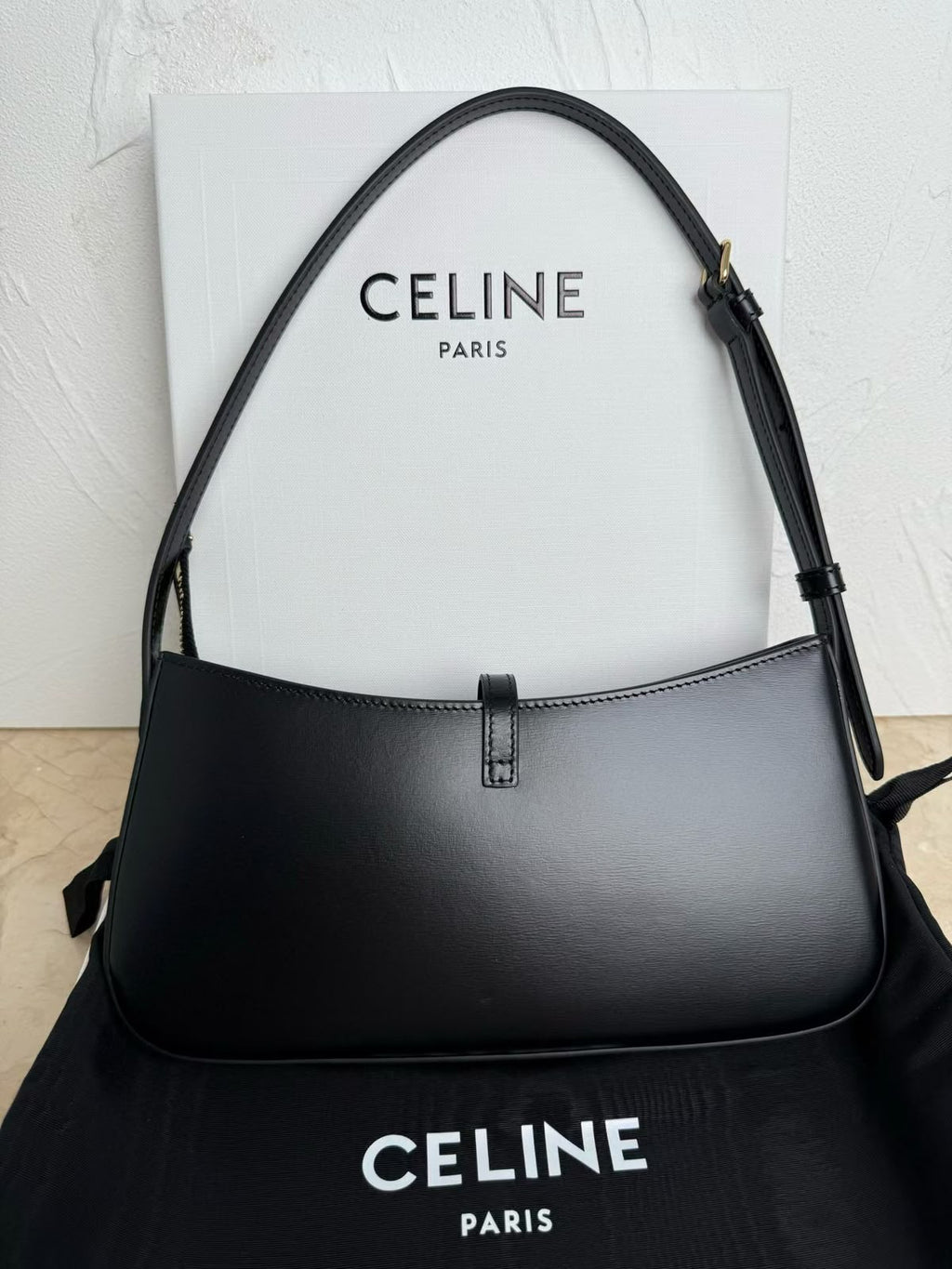 Celine Classic Black Shoulder Bag