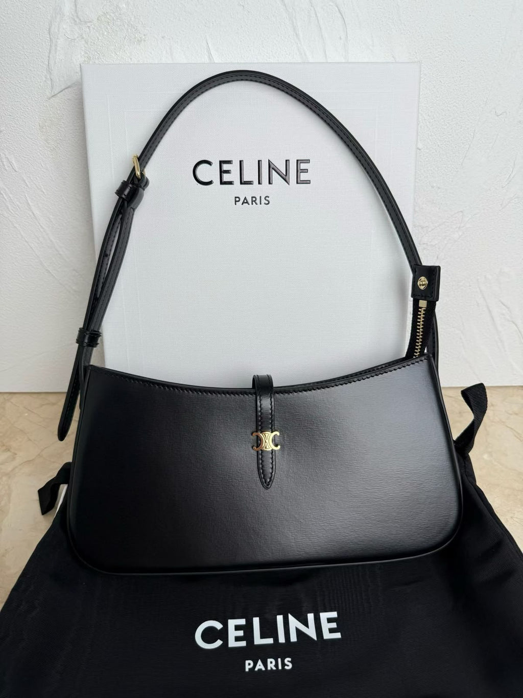 Celine Classic Black Shoulder Bag
