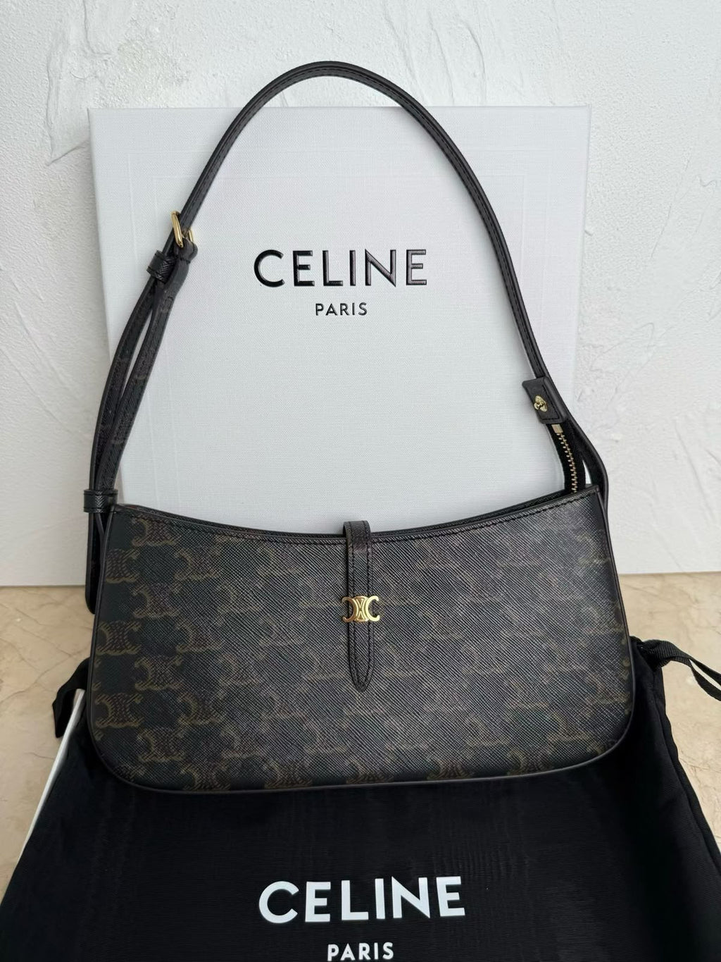 Celine Classic Black Shoulder Bag