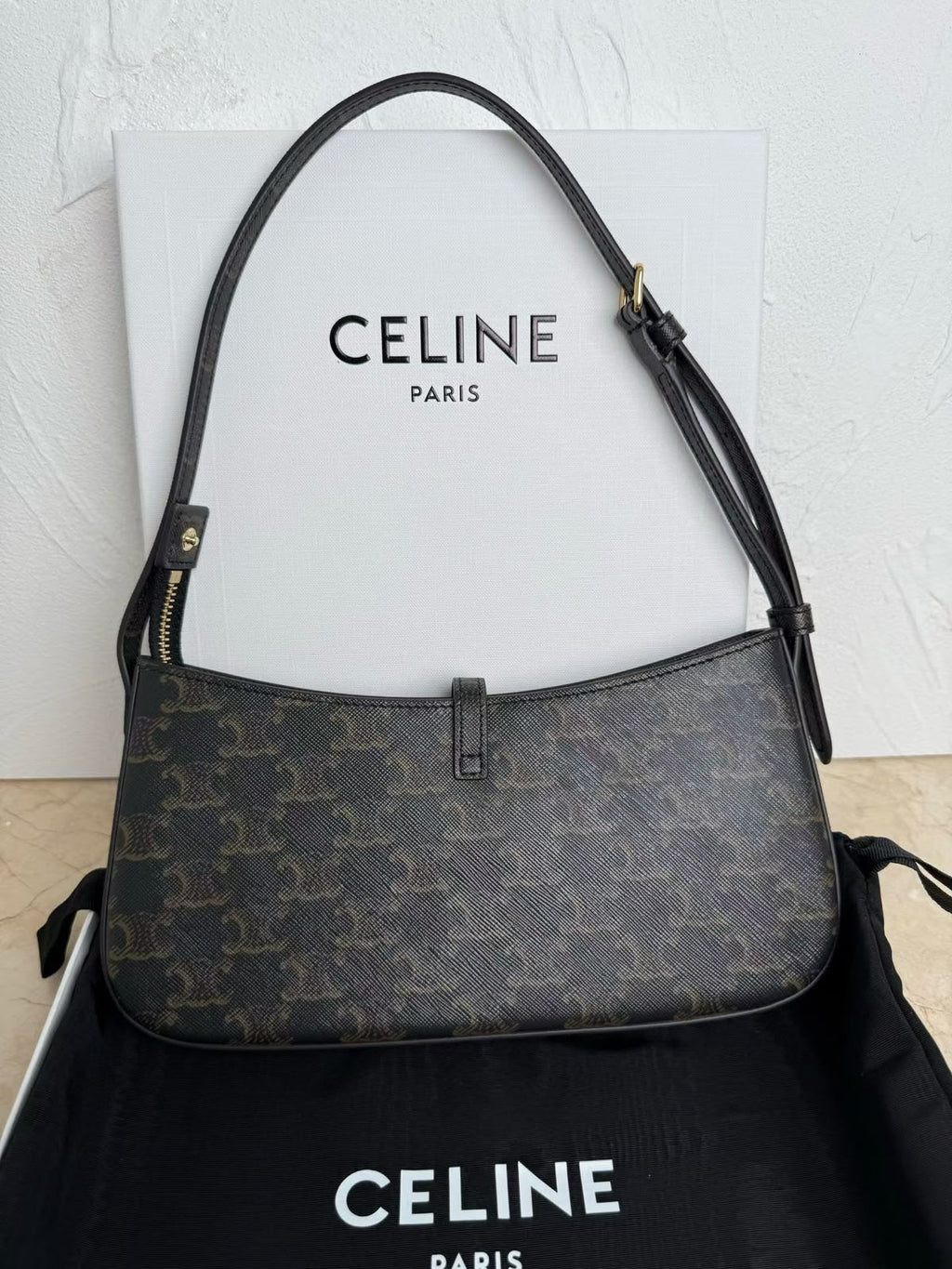 Celine Classic Black Shoulder Bag